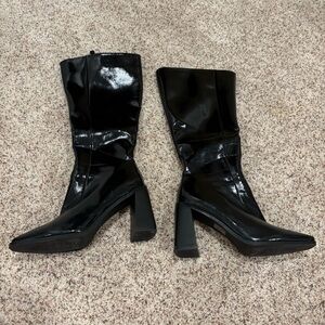 Black Heeled Boots